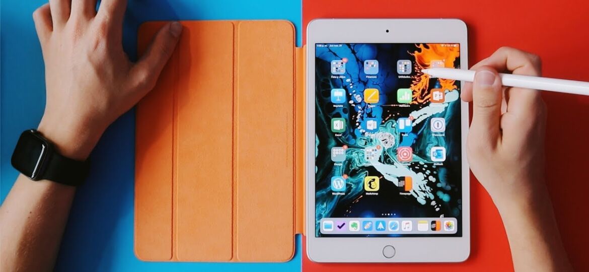 iPad mini colores y apple pencil