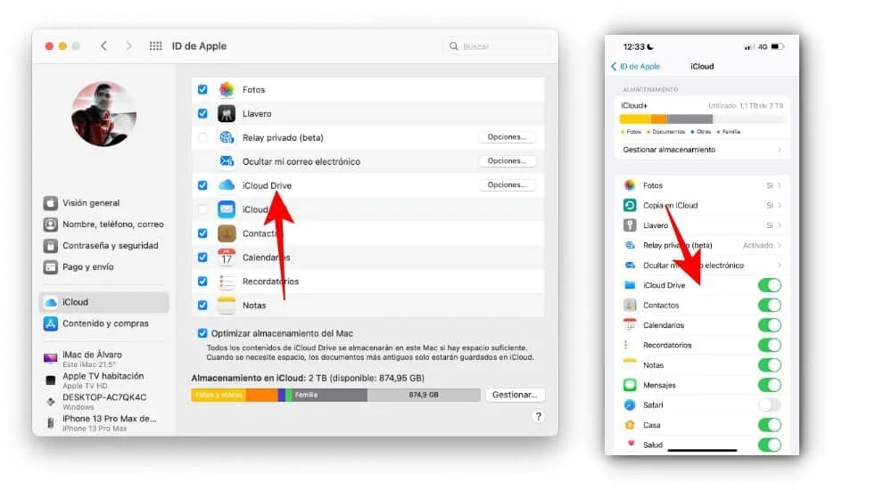 Acceso iCloud Drive