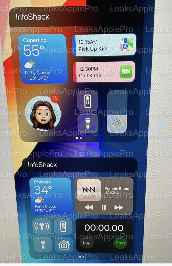 Filtración widgets interactivos de iOS 16